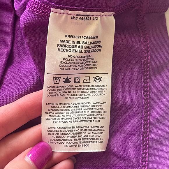 Nike Dri-Fit Razorback Purple Athletic Tank Top Size Small - Picture 4 of 11